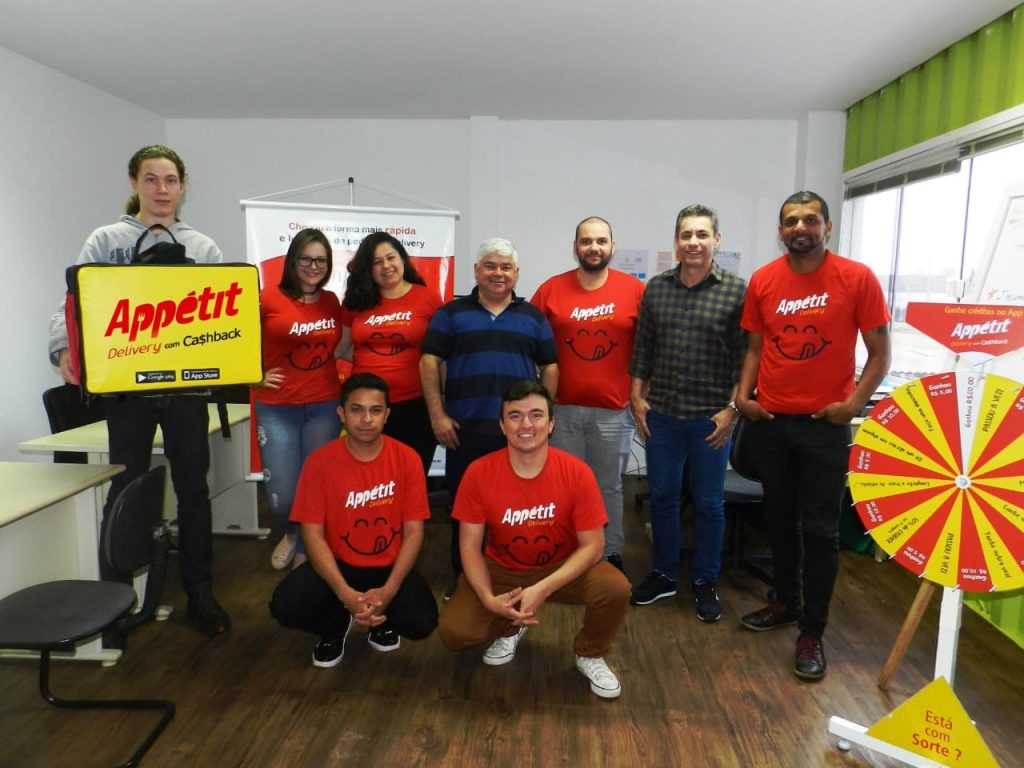 equipe app appetit delivery comida Equipe do Appétit - Delivery de comida com cashback