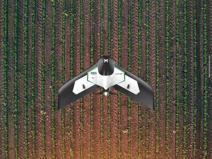 drone na soja horus Drone da Horus sobrevoando a soja